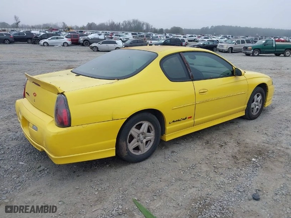 2003 Chevrolet Monte Carlo SS with VIN 2G1WX15KX39155728, listed as a IAAI auction lot 41207475 with 268,901 mi miles. Bid and sale history available at carsss.com. Image 4.