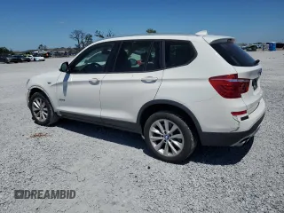 2016 BMW X3 sDrive28i with VIN 5UXWZ7C51G0R32183, listed as a Copart auction lot 53120275 with 110,532 mi miles and Salvage Title. Bid and sale history available at DreamBid. Image 2.