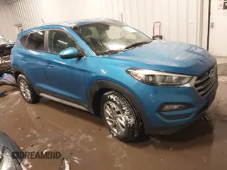 2017 Hyundai Tucson SE with VIN KM8J3CA46HU495416, listed as a IAAI auction lot 41627994 with 128,347 mi miles. Bid and sale history available at carsss.com. Image 1.