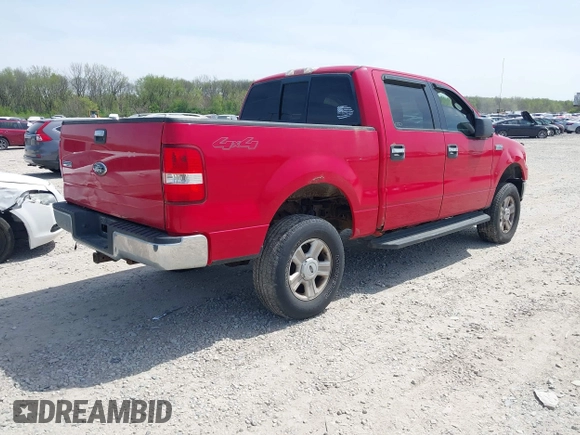 2006 Ford F-150 XLT with VIN 1FTPW145X6FA19007, listed as a IAAI auction lot 42055159 with 126,327 mi miles. Bid and sale history available at carsss.com. Image 4.