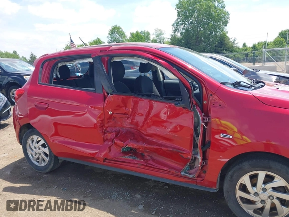2018 Mitsubishi Mirage SE with VIN ML32A4HJ0JH004436, listed as a IAAI auction lot 42297251 with 105,442 mi miles and . Bid and sale history available at DreamBid. Image 13.