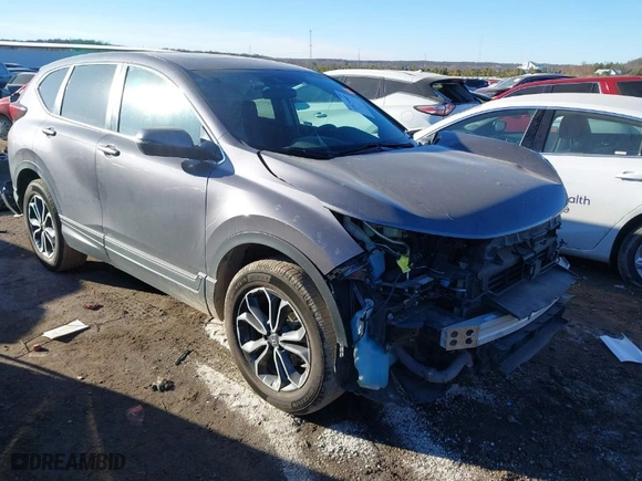 2022 Honda CR-V EX with VIN 7FARW2H54NE047966, listed as a IAAI auction lot 41674907 with 49,521 mi miles. Bid and sale history available at carsss.com. Image 1.
