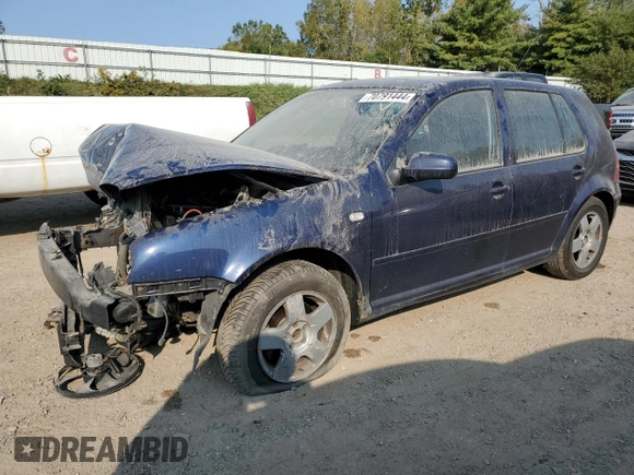 2002 Volkswagen Golf GLS с VIN 9BWGB61J824071998, выставлен на аукционе Copart как лот 70791444 с пробегом Не указан миль и Чистый • Clean title. История ставок и продаж доступна на DreamBid. Изображение 1.