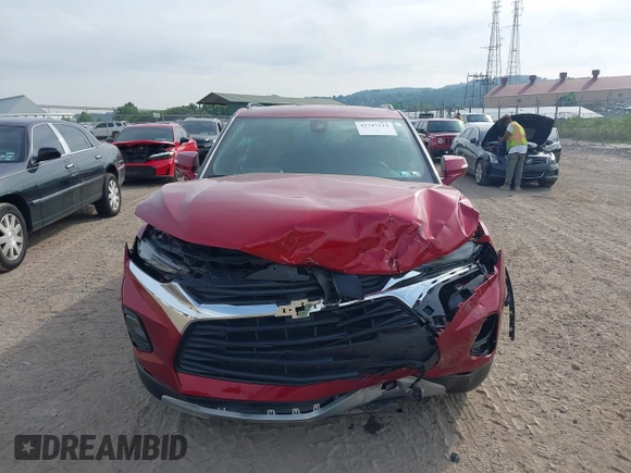 2021 Chevrolet Blazer LT with VIN 3GNKBHRS5MS520884, listed as a IAAI auction lot 42747114 with 21,018 mi miles and . Bid and sale history available at DreamBid. Image 6.