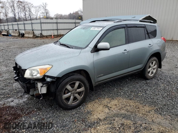 2007 Toyota RAV4 Limited with VIN JTMBD31VX76051568, listed as a Copart auction lot 83827544 with 182,086 mi miles and Salvage Title. Bid and sale history available at carsss.com. Image 1.