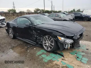 2017 Ford Mustang GT with VIN 1FA6P8CF8H5343017, listed as a Copart auction lot 71477464 with 86,846 mi miles and Salvage title. Bid and sale history available at DreamBid. Image 4.