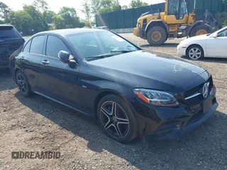 2021 Mercedes-Benz C 300 with VIN W1KWF8EB3MR651714, listed as a IAAI auction lot 42439298 with 56,714 mi miles and . Bid and sale history available at DreamBid. Image 1.