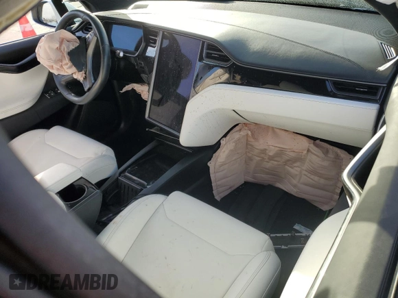 2020 Tesla Model X Long Range with VIN 5YJXCBE25LF220932, listed as a Copart auction lot 42344875 with 49,275 mi miles and Salvage Title. Bid and sale history available at carsss.com. Image 8.