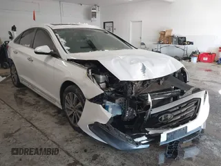 2017 Hyundai Sonata Sport with VIN 5NPE34AF7HH490930, listed as a IAAI auction lot 41383528 with 129,862 mi miles. Bid and sale history available at carsss.com. Image 6.