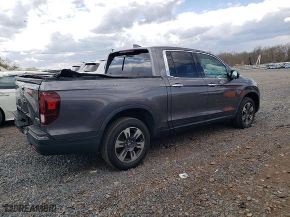 2019 Honda Ridgeline RTL-E with VIN 5FPYK3F7XKB020903, listed as a Copart auction lot 52882845 with 85,746 mi miles and Salvage Title. Bid and sale history available at carsss.com. Image 3.