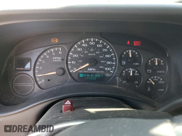 2002 Chevrolet Avalanche z VIN 3GNEC13T32G329497, wystawiony jako Copart lot #59164275 z przebiegiem 174 500 mil mil oraz Szkoda całkowita • Salvage title. Historia ofert i sprzedaży dostępna na DreamBid. Obrazek 9.