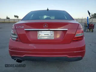 2012 Mercedes-Benz C 250 Sport with VIN WDDGF4HB7CR237214, listed as a Copart auction lot 55521725 with Not Provided miles and Salvage Title. Bid and sale history available at DreamBid. Image 6.
