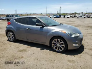 2013 Hyundai Veloster w/Black Int with VIN KMHTC6AD1DU166692, listed as a Copart auction lot 63905905 with 192,277 mi miles and Clean title. Bid and sale history available at DreamBid. Image 4.