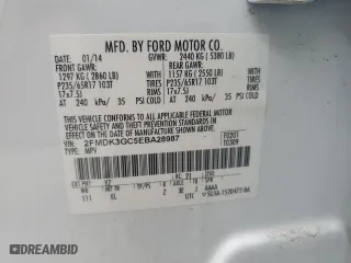2014 Ford Edge SE with VIN 2FMDK3GC5EBA28987, listed as a Copart auction lot 49314845 with 146,518 mi miles and Clean Title. Bid and sale history available at carsss.com. Image 13.
