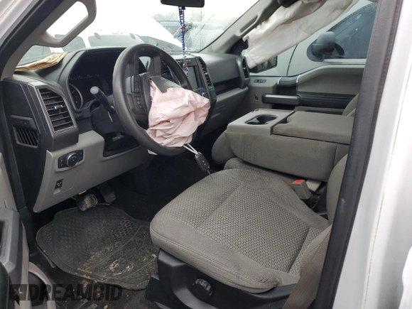 2019 Ford F-150 XL with VIN 1FTEW1CB2KKC38009, listed as a Copart auction lot 42704815 with 64,813 mi miles and Salvage title. Bid and sale history available at DreamBid. Image 7.