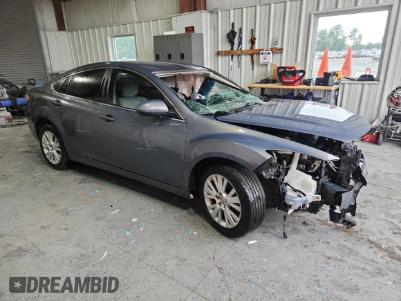 2010 Mazda 6 i Touring with VIN 1YVHZ8CH4A5M28239, listed as a Copart auction lot 59686515 with Not provided miles and Salvage title. Bid and sale history available at DreamBid. Image 4.