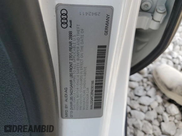 2014 Audi A7 3.0 Prestige with VIN WAU2GAFC2EN030166, listed as a Copart auction lot 72120114 with 88,023 mi miles and Salvage Title. Bid and sale history available at carsss.com. Image 12.