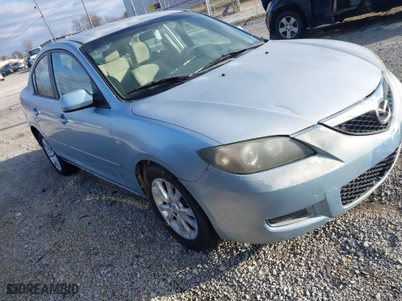 2007 Mazda Mazda3 i Sport with VIN JM1BK12F171667108, listed as a IAAI auction lot 41604559 with 228,509 mi miles. Bid and sale history available at carsss.com. Image 1.