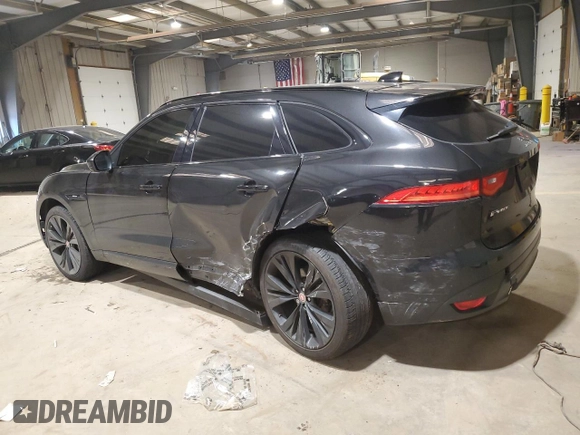 2019 Jaguar F-Pace 30t R-Sport with VIN SADCL2GX8KA605890, listed as a Copart auction lot 51619804 with 39,205 mi miles and Salvage title. Bid and sale history available at DreamBid. Image 2.