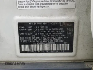 2010 Subaru Outback Premium All-Weather Anniversary with VIN 4S4BRBGC5A3329380, listed as a Copart auction lot 61835935 with 184,065 mi miles and Salvage title. Bid and sale history available at DreamBid. Image 14.
