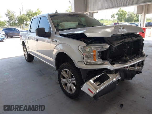 2018 Ford F-150 XL with VIN 1FTEW1EG2JFB52134, listed as a IAAI auction lot 42334009 with 130,315 mi miles and . Bid and sale history available at DreamBid. Image 1.