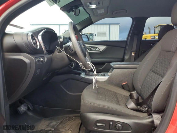 2021 Chevrolet Blazer LT with VIN 3GNKBCR46MS532837, listed as a Copart auction lot 86962214 with 64,130 mi miles and Salvage Title. Bid and sale history available at carsss.com. Image 7.