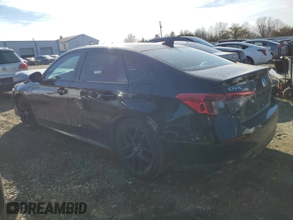 2024 Honda Civic Sport with VIN 2HGFE2F51RH519868, listed as a Copart auction lot 42130745 with 22,616 mi miles and Salvage Title. Bid and sale history available at DreamBid. Image 2.