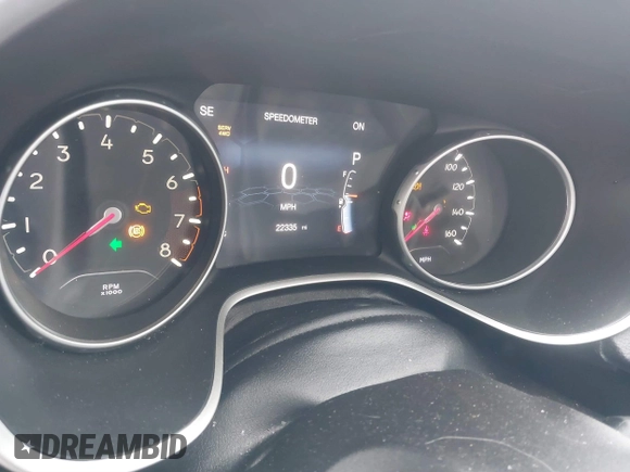 2018 Jeep Compass Altitude with VIN 3C4NJDBB7JT256164, listed as a IAAI auction lot 41551598 with 22,335 mi miles and . Bid and sale history available at carsss.com. Image 15.