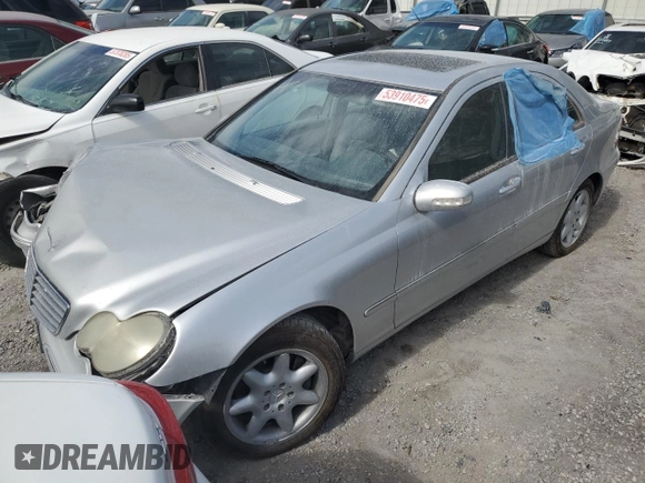 2001 Mercedes-Benz C 320 с VIN WDBRF64J51F039949, выставлен на аукционе Copart как лот 53910475 с пробегом Не указан миль и На запчасти • Non repairable. История ставок и продаж доступна на DreamBid. Изображение 1.