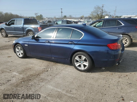 2013 BMW 5 Series 528i xDrive with VIN WBAXH5C50DD107394, listed as a Copart auction lot 51527105 with 128,009 mi miles and Clean Title. Bid and sale history available at carsss.com. Image 2.