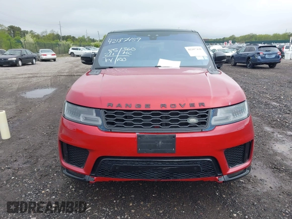 2019 Land Rover Range Rover Sport HSE with VIN SALWR2RV8KA816535, listed as a IAAI auction lot 42187459 with 85,211 mi miles and . Bid and sale history available at DreamBid. Image 13.
