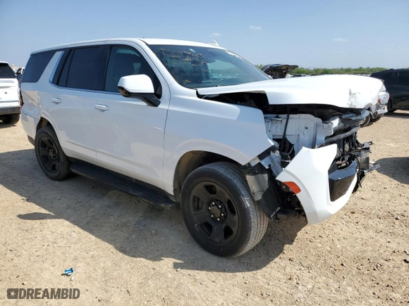 2022 Chevrolet Tahoe Commercial with VIN 1GNSCLED4NR319666, listed as a Copart auction lot 50306465 with 0 mi miles and Clean Title. Bid and sale history available at carsss.com. Image 4.