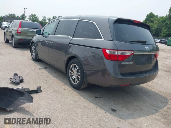 2013 Honda Odyssey EX-L с VIN 5FNRL5H63DB019055, выставлен на аукционе IAAI как лот 42411027 с пробегом 169 636 миль миль и . История ставок и продаж доступна на DreamBid. Изображение 3.
