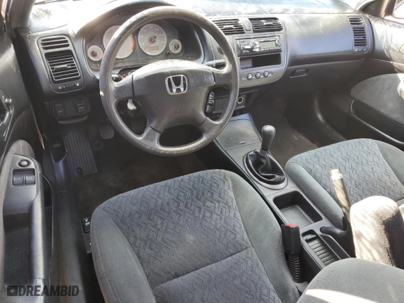 2002 Honda Civic LX with VIN 1HGEM21502L062792, listed as a Copart auction lot 48700715 with 190,713 mi miles and Salvage Title. Bid and sale history available at carsss.com. Image 8.