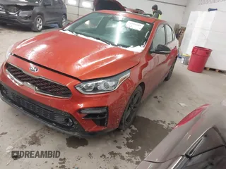 2020 Kia Forte GT-Line with VIN 3KPF34AD3LE261063, listed as a IAAI auction lot 41591603 with 74,898 mi miles. Bid and sale history available at carsss.com. Image 2.
