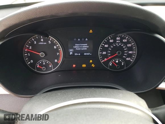 2019 Kia Optima LX with VIN 5XXGT4L33KG352722, listed as a Copart auction lot 87468804 with 49,167 mi miles and Salvage Title. Bid and sale history available at DreamBid. Image 9.