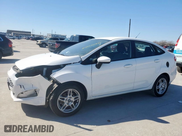 2018 Ford Fiesta SE with VIN 3FADP4BJ5JM114719, listed as a Copart auction lot 48542455 with 99,241 mi miles and Salvage Title. Bid and sale history available at DreamBid. Image 1.