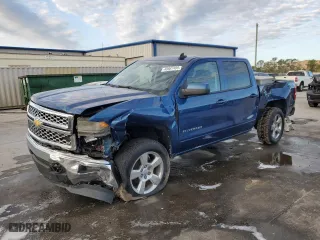 2015 Chevrolet Silverado 1500 LT with VIN 3GCUKRECXFG247114, listed as a Copart auction lot 48987495 with 179,820 mi miles and Salvage Title. Bid and sale history available at carsss.com. Image 1.