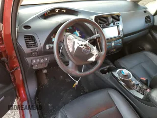 2015 Nissan LEAF SV with VIN 1N4AZ0CP3FC325967, listed as a Copart auction lot 70502122 with 30,502 mi miles. Bid and sale history available at carsss.com. Image 8.