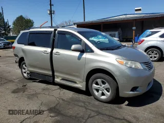 2015 Toyota Sienna LE AAS with VIN 5TDKK3DCXFS627254, listed as a Copart auction lot 49837295 with 107,701 mi miles and Salvage Title. Bid and sale history available at DreamBid. Image 4.