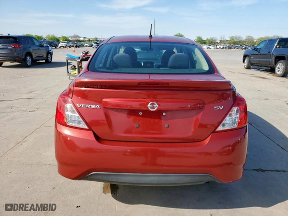 2018 Nissan Versa Sedan SV with VIN 3N1CN7AP5JK440778, listed as a Copart auction lot 49161565 with 125,687 mi miles and Salvage Title. Bid and sale history available at carsss.com. Image 6.