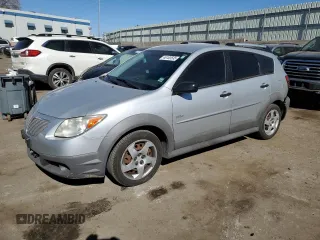 2008 Pontiac Vibe with VIN 5Y2SL67898Z403822, listed as a Copart auction lot 46103535 with 106,496 mi miles and Salvage Title. Bid and sale history available at carsss.com. Image 1.