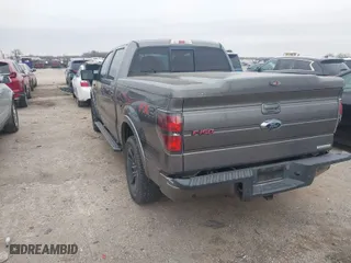2013 Ford F-150 XL with VIN 1FTFW1CT7DFB60657, listed as a IAAI auction lot 41562282 with 121,633 mi miles. Bid and sale history available at carsss.com. Image 3.