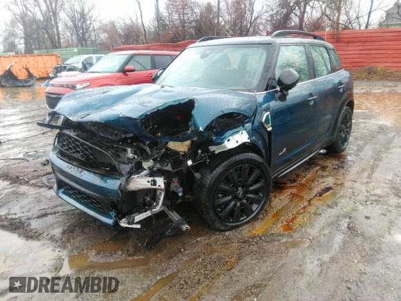 2022 MINI Countryman Cooper S with VIN WMZ83BR06N3N39575, listed as a IAAI auction lot 41477701 with 33,435 mi miles and . Bid and sale history available at DreamBid. Image 17.