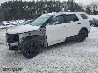 2019 Ford Explorer Sport with VIN 1FM5K8GT4KGA47715, listed as a Copart auction lot 89241375 with 82,147 mi miles and Salvage Title. Bid and sale history available at carsss.com. Image 1.