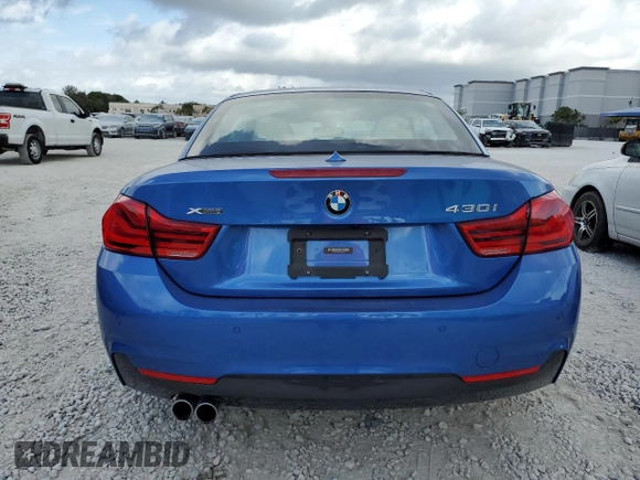 2018 BMW 4 Series 430i xDrive with VIN WBA4Z3C53JEC56749, listed as a Copart auction lot 45543915 with 34,901 mi miles and Salvage Title. Bid and sale history available at DreamBid. Image 6.