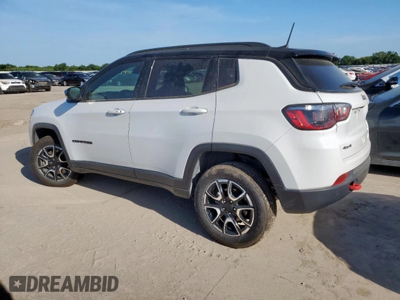 2024 Jeep Compass Trailhawk with VIN 3C4NJDDN6RT144748, listed as a Copart auction lot 62675405 with 22,511 mi miles and Clean title. Bid and sale history available at DreamBid. Image 2.