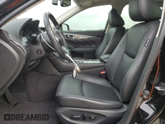 2018 Infiniti Q50 Luxe with VIN JN1EV7APXJM361910, listed as a Copart auction lot 45209005 with 78,544 mi miles and Clean title. Bid and sale history available at DreamBid. Image 7.