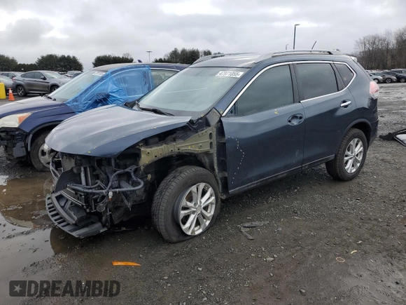 2015 Nissan Rogue SL with VIN 5N1AT2MV1FC926729, listed as a Copart auction lot 47971055 with 101,761 mi miles and Salvage Title. Bid and sale history available at carsss.com. Image 1.