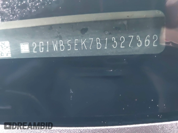 2011 Chevrolet Impala LT Retail with VIN 2G1WB5EK7B1327362, listed as a IAAI auction lot 41406691 with 129,732 mi miles and . Bid and sale history available at DreamBid. Image 9.